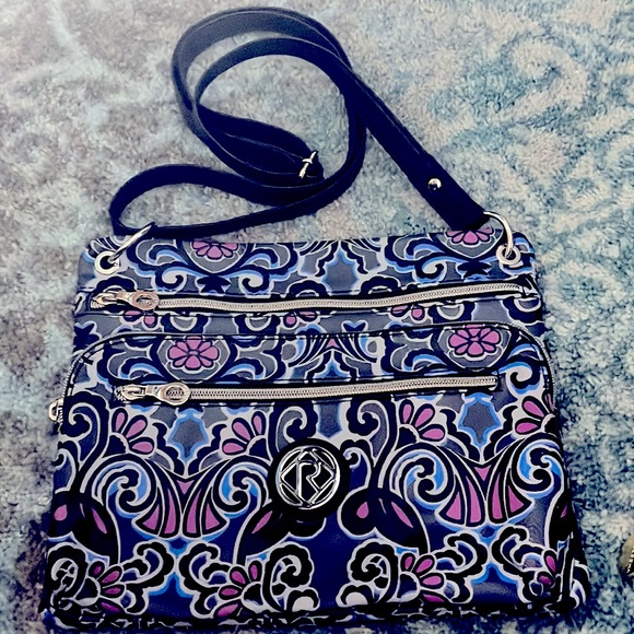 EUC Relic Psychedelic Print Vegan Leather Multi-Pocket Purse - Picture 3 of 15
